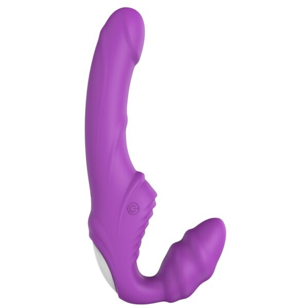 z podwójną końcówką Dream Toys Essentials Fioletowy - obrazek 2