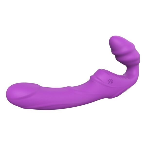 z podwójną końcówką Dream Toys Essentials Fioletowy - obrazek 3