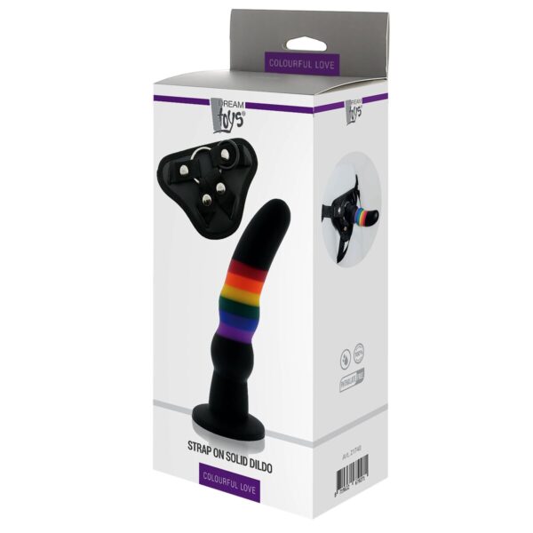 Dildo Strap-On Dream Toys Colourful Love - obrazek 5