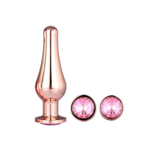 Zatyczka Analna Dream Toys Gleaming Love Złoty - obrazek 2