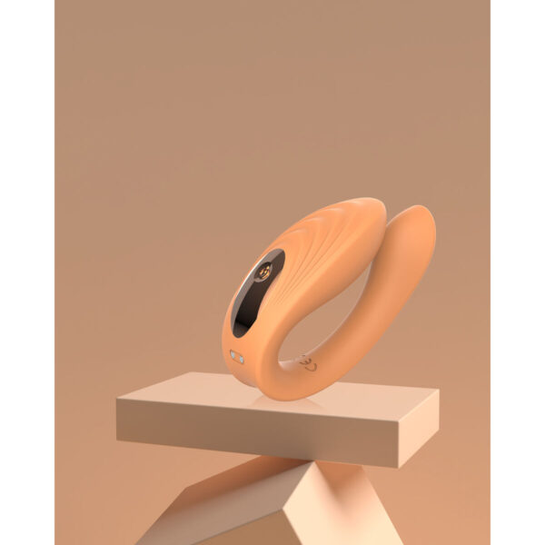 Masażer dla par Dream Toys Glam Pomarańczowy - obrazek 5