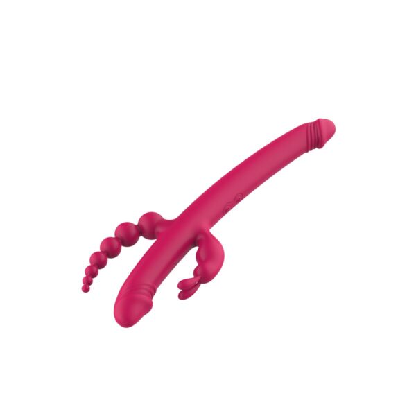 Masturbator do podwójnej penetracji Dream Toys Essentials Różowy - obrazek 2
