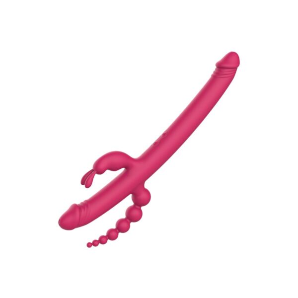 Masturbator do podwójnej penetracji Dream Toys Essentials Różowy - obrazek 4