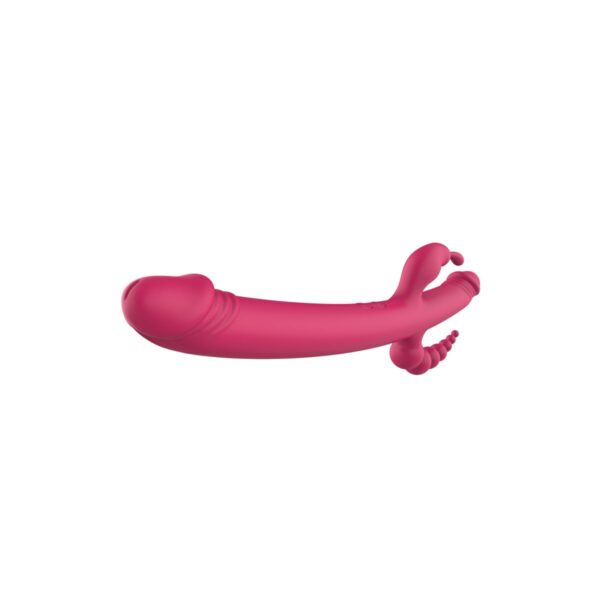 Masturbator do podwójnej penetracji Dream Toys Essentials Różowy - obrazek 5