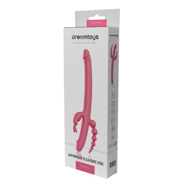 Masturbator do podwójnej penetracji Dream Toys Essentials Różowy - obrazek 6