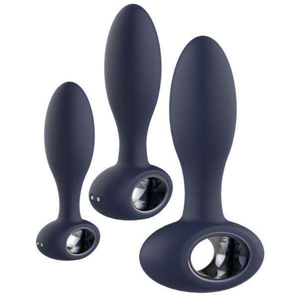 Zatyczka Analna Dream Toys STARTROOPERS  Niebieski 3 Części - obrazek 2