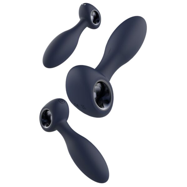 Zatyczka Analna Dream Toys STARTROOPERS  Niebieski 3 Części - obrazek 3