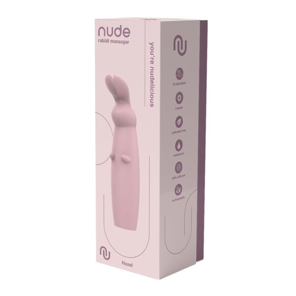 Mini Wibrator Dream Toys Nude Hazel Rabbit Różowy - obrazek 3