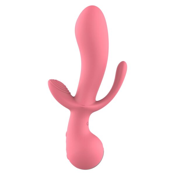 Klasyczny wibrator Dream Toys Amour Triple Pleasure Różowy - obrazek 2