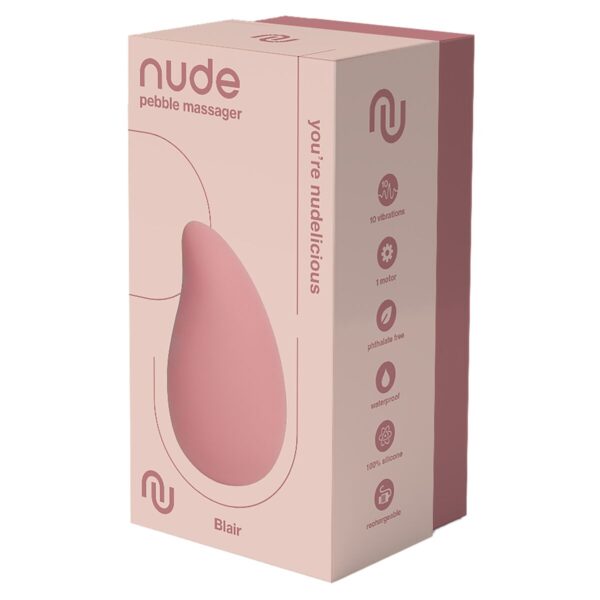 Mini Wibrator Dream Toys Nude Blair Pebble Czerwony - obrazek 3