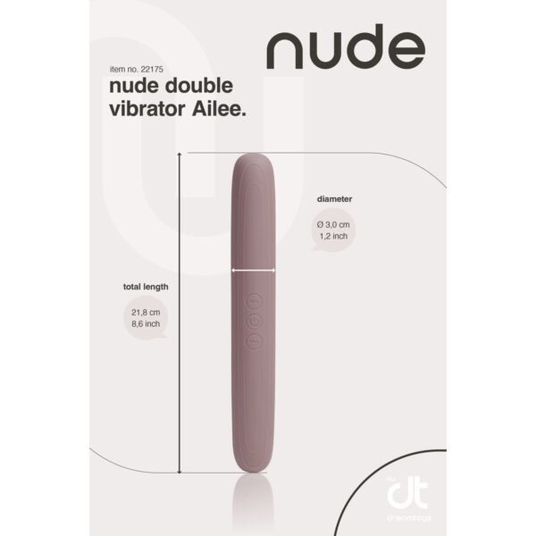 Wibrator Dream Toys Nude Fioletowy - obrazek 5
