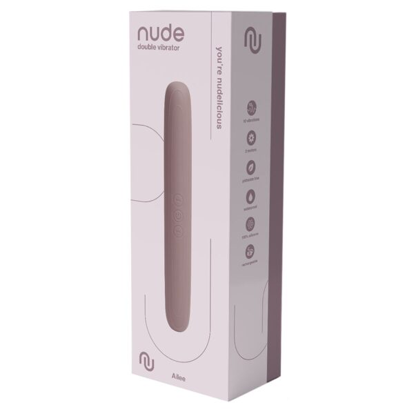 Wibrator Dream Toys Nude Fioletowy - obrazek 6