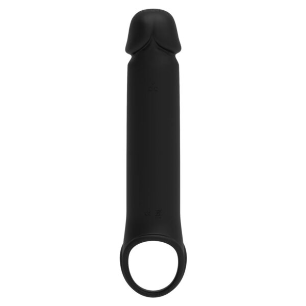 Nakładka na penisa Dream Toys Ramrod Czarny Ø 4,4 cm - obrazek 4