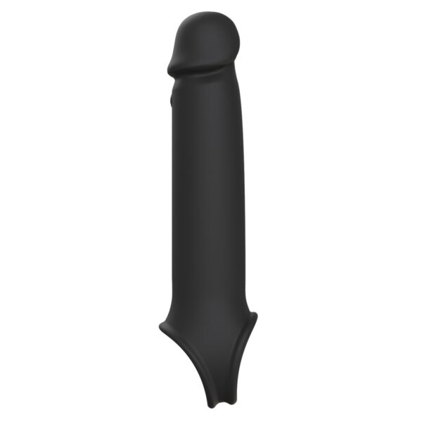 Nakładka na penisa Dream Toys Ramrod Czarny Ø 4,4 cm - obrazek 6