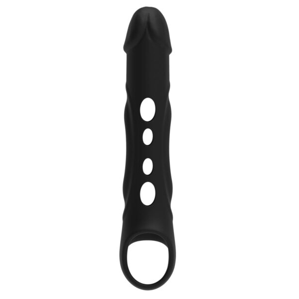 Nakładka na penisa Dream Toys Ramrod Czarny Ø 4,2 cm - obrazek 2