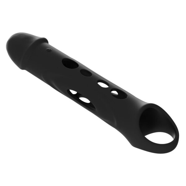 Nakładka na penisa Dream Toys Ramrod Czarny Ø 4,2 cm - obrazek 3