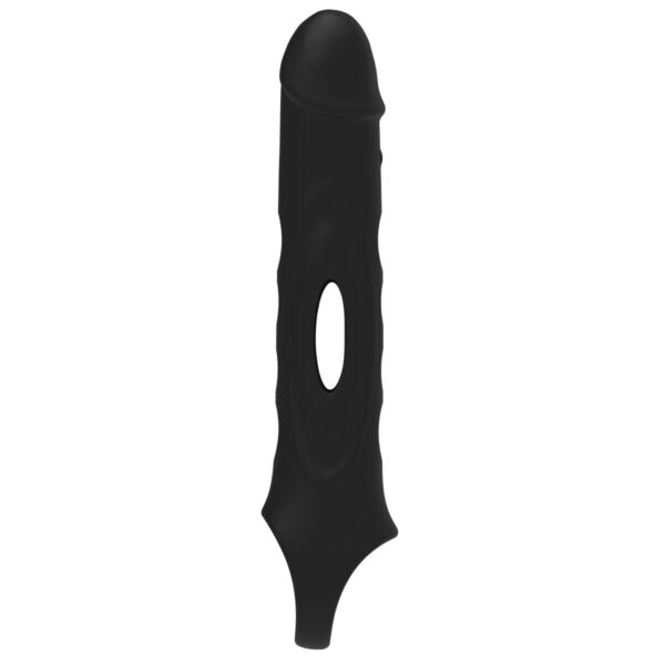 Nakładka na penisa Dream Toys Ramrod Czarny Ø 4,2 cm - obrazek 4