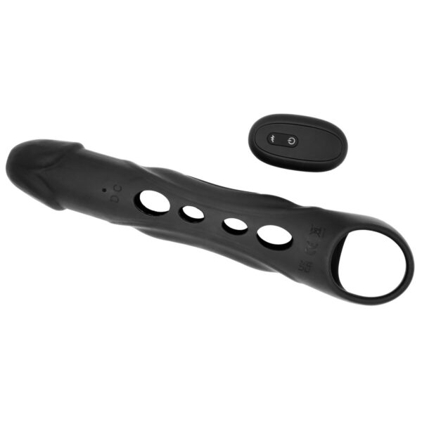Nakładka na penisa Dream Toys Ramrod Czarny Ø 4,2 cm - obrazek 5