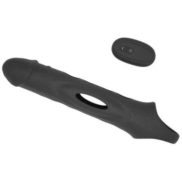 Nakładka na penisa Dream Toys Ramrod Czarny Ø 4,2 cm - obrazek 6