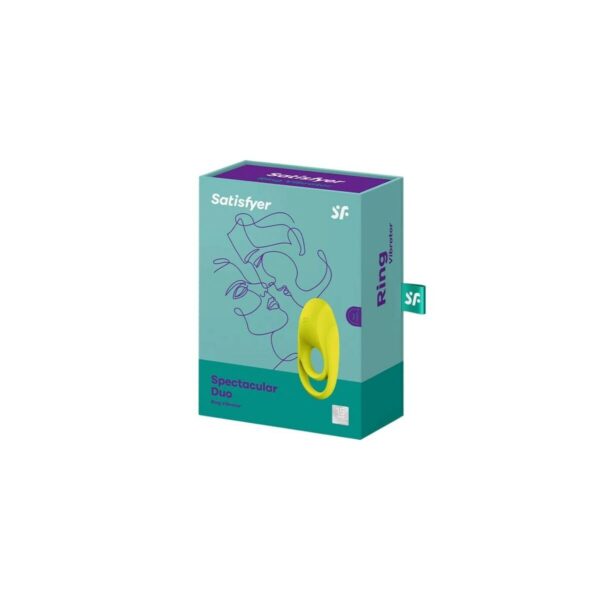 Pierścień Erekcyjny Trójpak Satisfyer Duo Żółty - obrazek 3