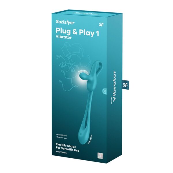 Masażer prostaty Satisfyer Plug & Play Niebieski - obrazek 7